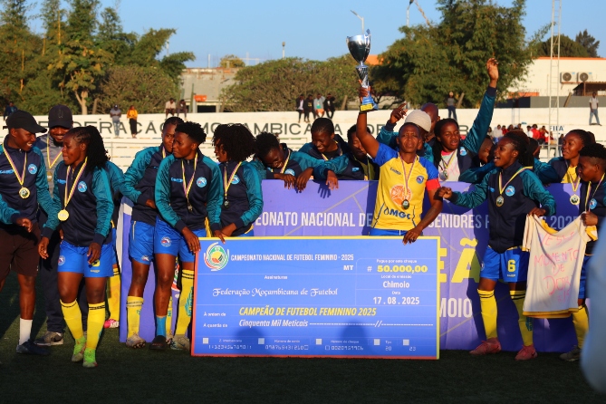 Costa do Sol revalida título nacional de Futebol Feminino