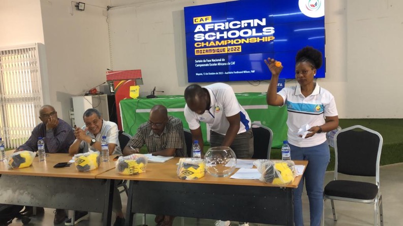 Sorteio do Campeonato Escolar Africano da CAF 2023 realizado com sucesso
